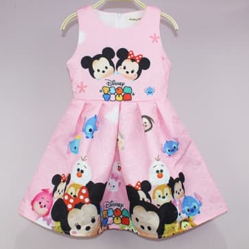 Tsum Tsum Disney Pink Dress
