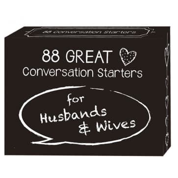 88 Great Conversation Starters For Husbands and Wives