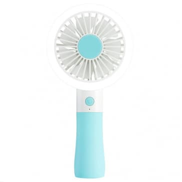 Standing USB Desk Fan With Light