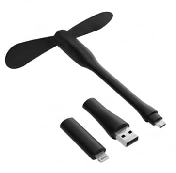 Mota FanFan Mobile Phone Fan Plug In MicroUSB Port for all Phones with MicroUSB Port