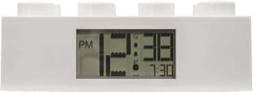 Lego White Brick Light Up Alarm Clock