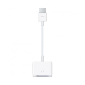 Apple - Video adapter - F 24 pin digital DVI to M 19 pin HDMI Type A