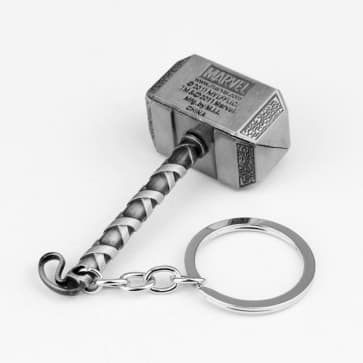 Thor Hammer Metal Keychain