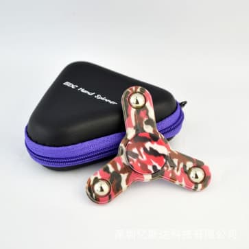 Y Shaped Ball Bearing Metal Fidget Spinner Red Camo