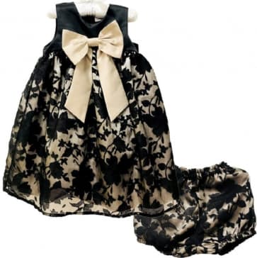 Marlene Sleeveless Contrast with Bow-knot Girls Princess Wedding Dress