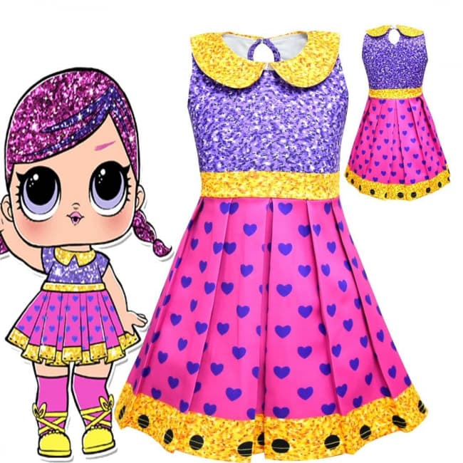 L O L Surprise Glitter Super Bb Doll One Piece Costume For Girls