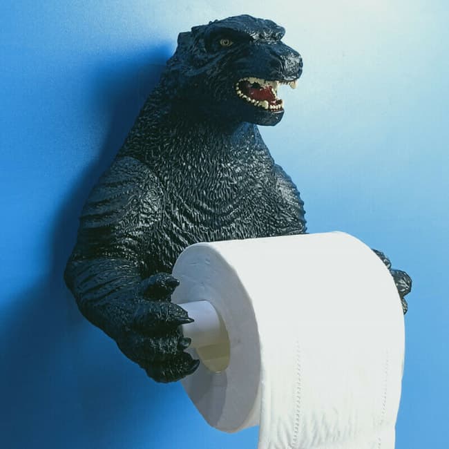 Toilet Paper Holder Godzilla Tissue Holder Princess Dress World
