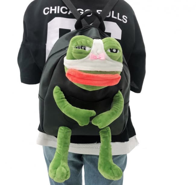 Pepe The Frog Backpack Rucksack Princess Dress World