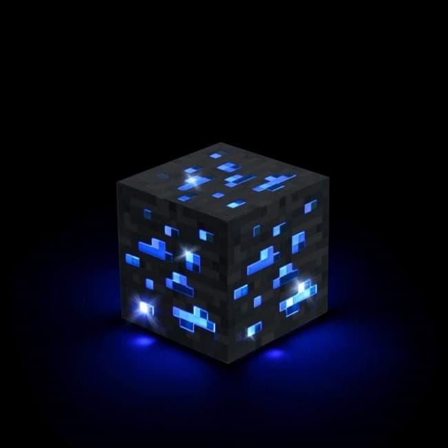 Minecraft Light Up Blue Stone Diamond Ore Princess Dress World