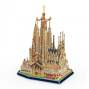 3D Model Puzzle Cubic Fun-Spain Iglesia de la Sagrada Familia 194pcs