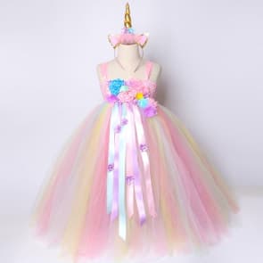 Alanna Unicorn Tutu Pastel Rainbow Girls Princess Dress