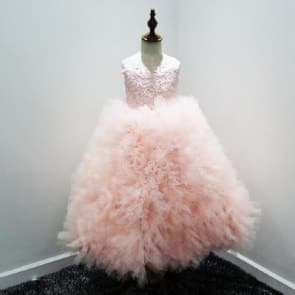 Helina Floral Lace Girls Wedding Princess tutu Dress