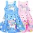 Girls Unicorn Jacquared Printed Dress Costume