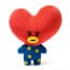 Line Friends BT21 Official Merchandise Tata Character Plush Standing Figure Décor