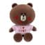 Line Friends Brown Seated Plush Toy