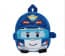 Blue Robocar Poli Soft Small Backpack Schoolbag Rucksack
