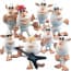 Booba Buba Toy Figure 8 Pc Set