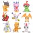 Digimon Adventure 9pc Figure Set
