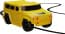 Magic Inductive Truck Follows Black Line Yellow Car
