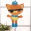 Octonauts Octoplush Plush Kwazii Kitten 50cm