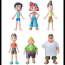 Luca Figures Toy Set 6pcs