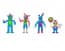 Funko Five Nights at Freddy's Blacklight Freddy Foxy Springtrap Balloon Boy Exclusive Set 4pcs