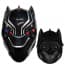 Kids Black Panther Half Helmet Light Up