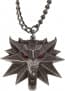 The Witcher 3 Necklace with White Wolf Medallion & Chain