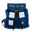 Official Doctor Who TARDIS Design Cotton Rucksack Backpack Bag - One Strap