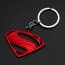 Superman Metallic Shield Logo Official Metal Keychain