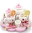 Mother Garden Handmade Wooden Pretend Play Toy--Strawberry Tea Pot Set