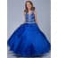 Ailsa Halter Neck Rhinestones Girls Wedding Princess Dress