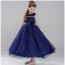Cecelia Floral Lace Sleeveless Girls Princess Wedding Dress