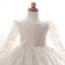 Cindy Floral Crochet Long Sleeve Girls Princess Wedding Dress