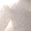 Cindy Floral Crochet Long Sleeve Girls Princess Wedding Dress