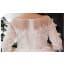 Cleopatra Floral Lace Half Sleeve Girls Princess Wedding Trailing Dress