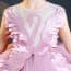 Delia Pink Swan Cap Sleeve Girls Wedding Princess Tutu Dress