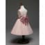 Denise Floral Embroidery with Bow-Knot Girls Princess Wedding Dress