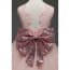 Denise Floral Embroidery with Bow-Knot Girls Princess Wedding Dress