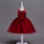 Elle 3D Floral Embroidery Girls Wedding Tutu Princess Dress