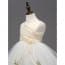 Erika Pleats with Floral Sleeveless Girls Princess Wedding Dress