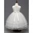 Erika Pleats with Floral Sleeveless Girls Princess Wedding Dress