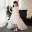 Euphemia Cheongsam Collar Cap Sleeve Girls Princess Wedding Dress