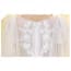 Fawn Floral Embroidery Short Sleeve Girls Princess Wedding Dress