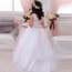 Georgie Floral Lace Sleeveless Girls Wedding Princess Tutu Dress