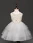 Gertie Floral Patch with Bow-knot Girls Princess Wedding Dress