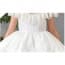 Harper Floral Lace Double Layer Girls Princess Wedding Dress