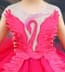 Helene Fuchsia Swan Cap Sleeve Girls Wedding Princess Tutu Dress