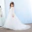 Isidora Floral Embroidery Long Sleeve Girls Wedding Princess Dress