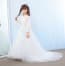 Isidora Floral Embroidery Long Sleeve Girls Wedding Princess Dress
